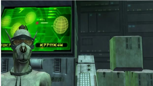 A crafter at a resource terminal